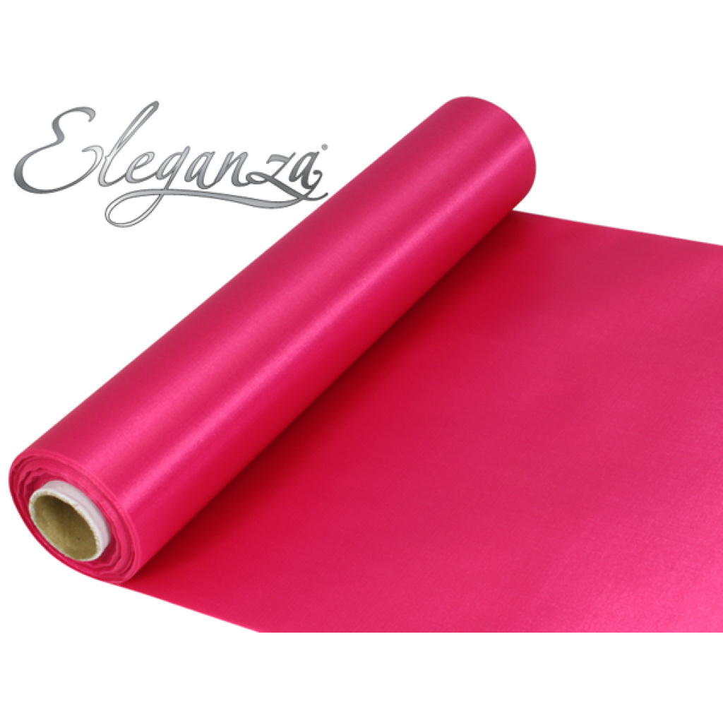 Eleganza Satin Fabric 29cm X 20m Fuchsia No.28