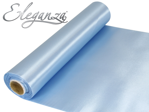 Eleganza Satin Fabric 29cm X 20m Lt.blue No.25
