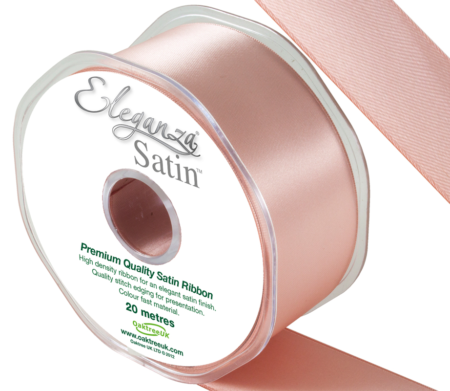 Eleganza Double Faced Satin 38mm X 20m Rose Gold No.87