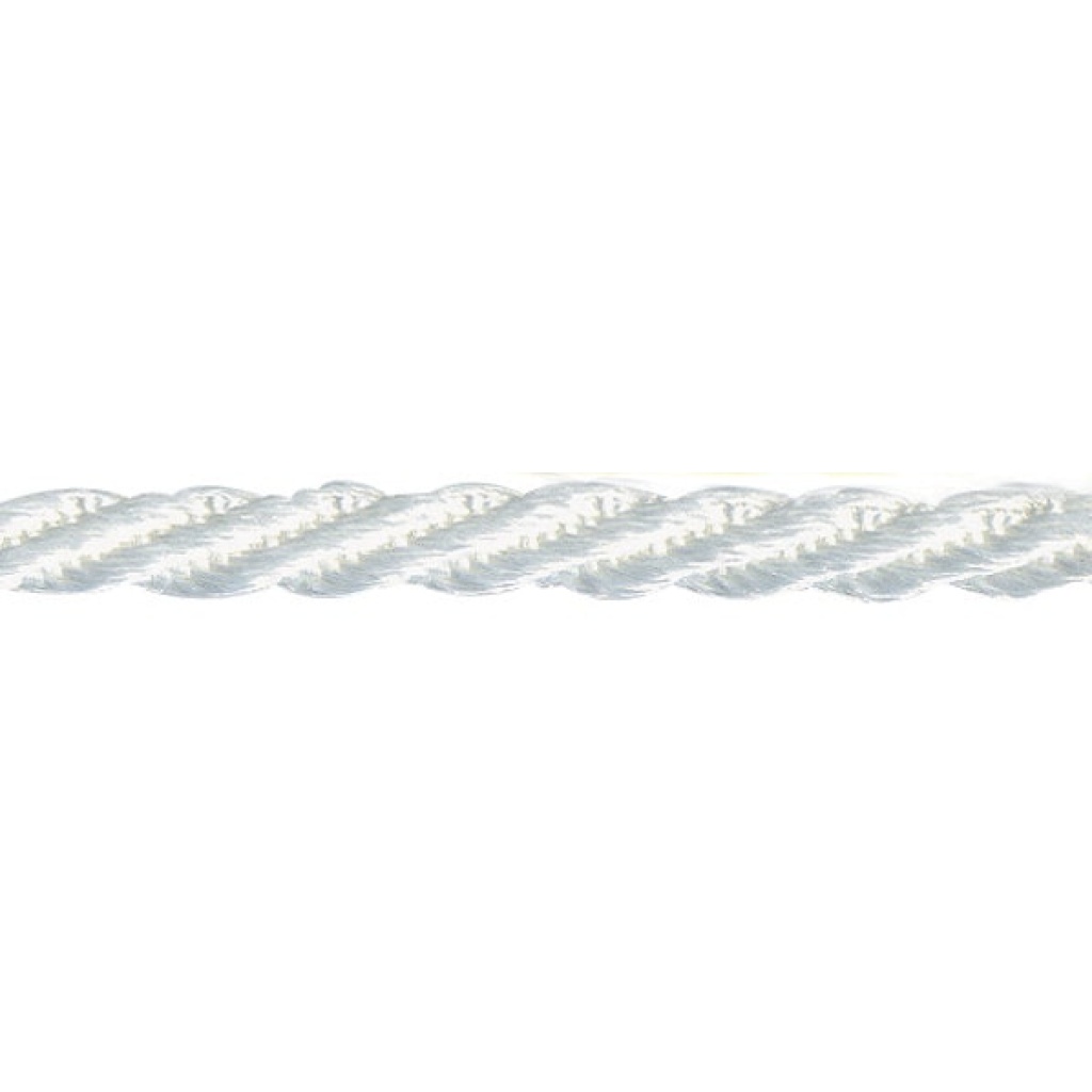 Ribbon: Barley Twist: 20m X 5mm: White
