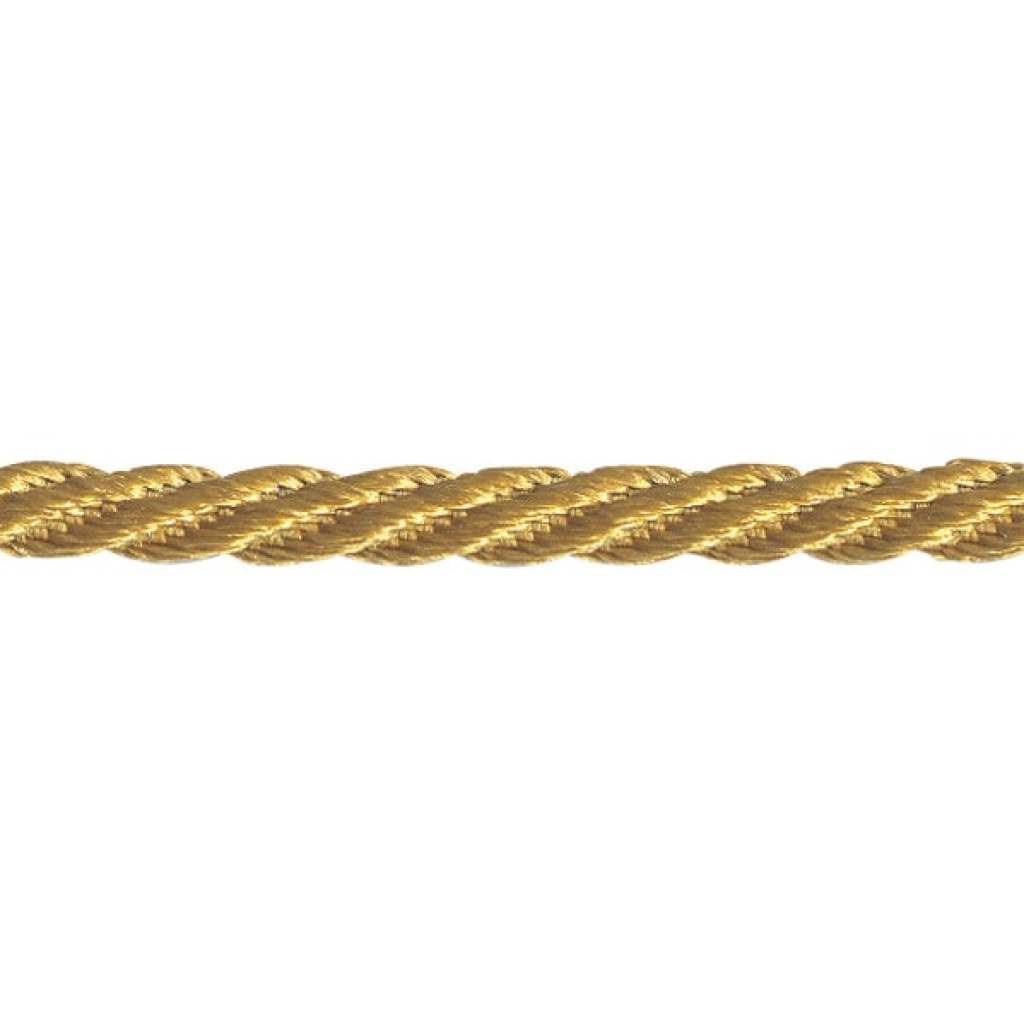 Ribbon: Barley Twist: 20m X 5mm: Honey Gold