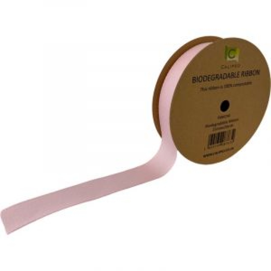 Light Pink Bio Ribbon 25mm