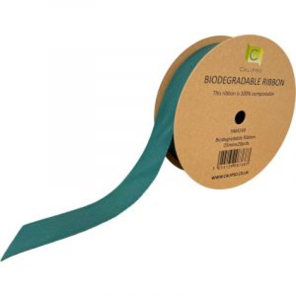 Green Bio Ribbon 25mm