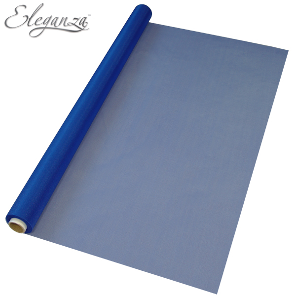 Eleganza Sheer Organza 70cm X 10m No.19 Navy Blue