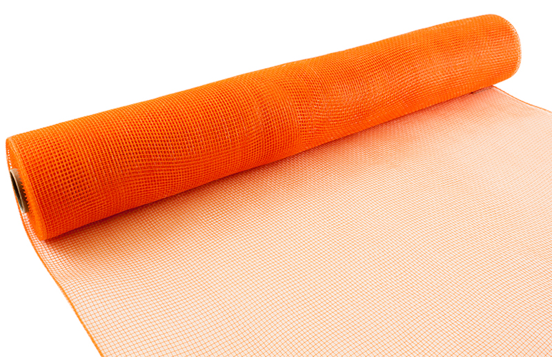 Eleganza Deco Mesh 53cm X 9.1m (10yds) Orange No.04