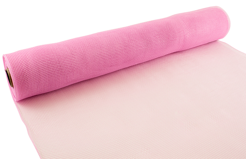 Eleganza Deco Mesh 53cm X 9.1m (10yds) Lt. Pink No.21