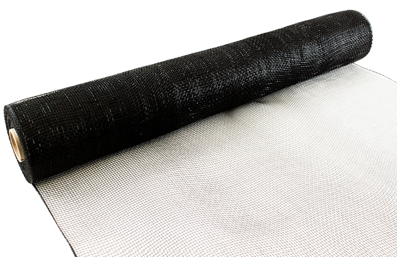 Eleganza Deco Mesh 53cm X 9.1m (10yds) Black No.20