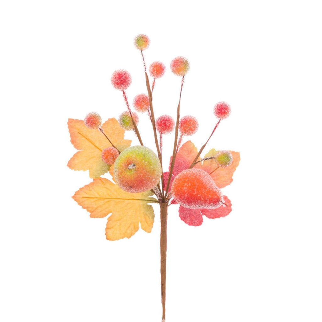 Mixed Autumn Fruit Pick 23cm