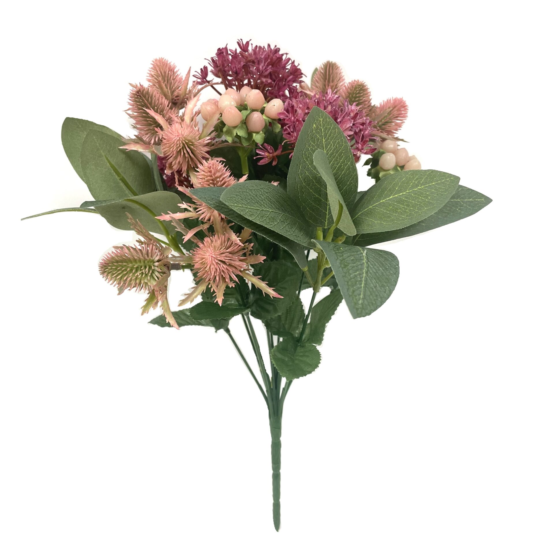 Allium Thistle Hypericum Foliage Bouquet - FB1469HY