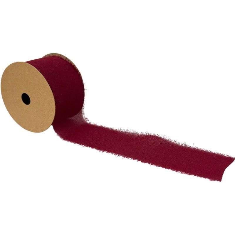 Burgundy Chiffon