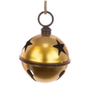 Metal Bell W/star 29cm - X48302GO