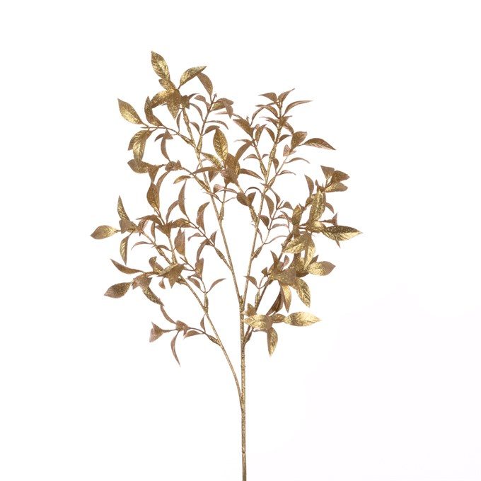 Metallic Tea Leaves Spray 72cm - X52492GO