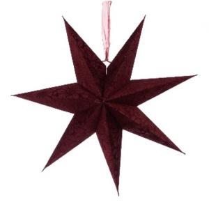 Fsc Paper Velvet Star 45cm - X50806BU