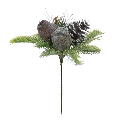 20cm Walnut Cone Foliage