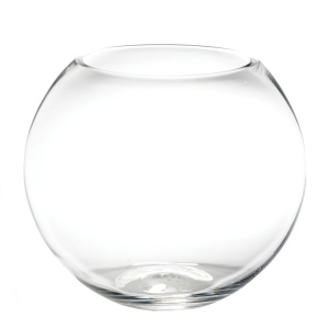 Glass Fishbowl Clear 25cm
