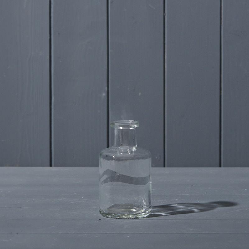 Clear Glass Bottle D6.8 X H11.8cm
