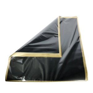 Black With Gold Border