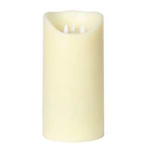 Moving Flame Led Candle H30cm X15cm
