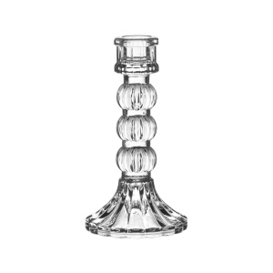 Glass Candle Stick 15cm