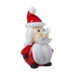 Glass Santa With Glasses - BBQ166