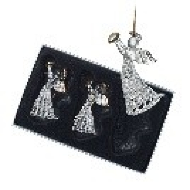Hanging Glass Angel Set - BBQ230