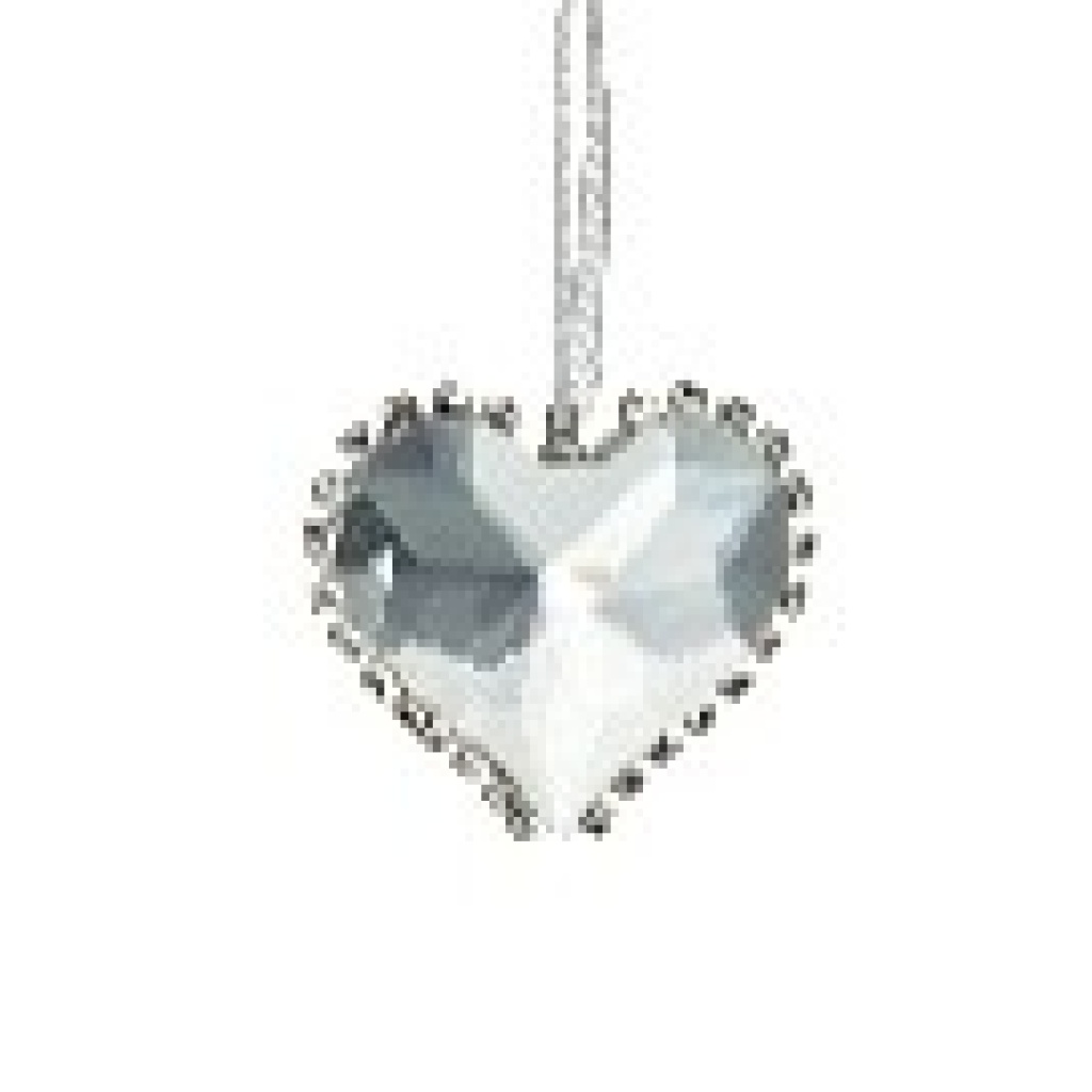 Glass Heart With Diamond Edge Effect - CODD321