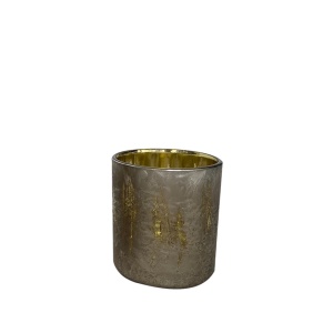 Tealight Holder Trees 8cm Gold