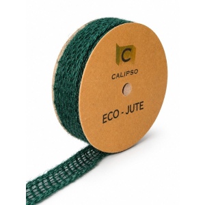 Green Jute Ribbon 25mm