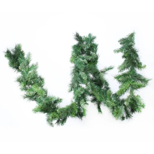 9ft X 10" Deluxe Evergreen Garland (180 Tips)